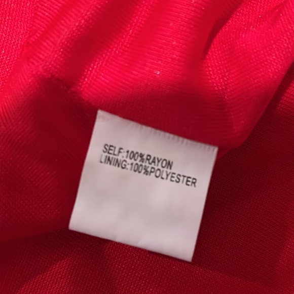 Kay Unger- Elegant Red Sleeveless Dress size 4 - Picture 6 of 6